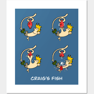 Craig's Fish Blonde Boy Posters and Art